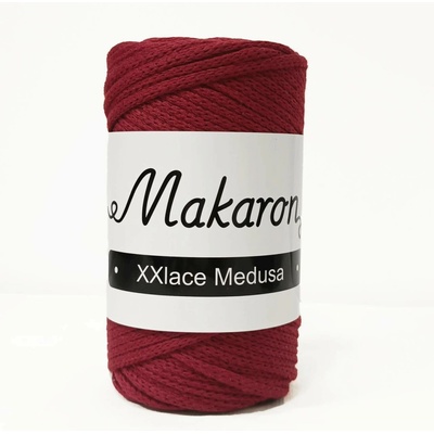 Makaron XXLace Medusa vínová 5mm