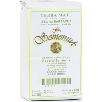 PijuMate Yerba Maté Flia Semeniuk barbacuá 500 g