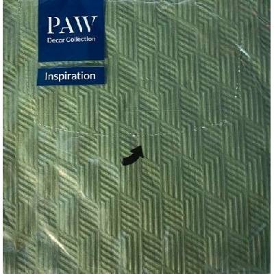 Paw Ubrousky Inspirativní zelený vzor 33x33cm 20 ks