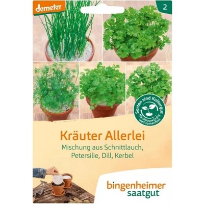 Bingenheimer Demeter semínka Mix bylinek 9 g bio BIO DEMETER Množství: 1 ks