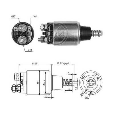 Spínač startéru Bosch 0001360025