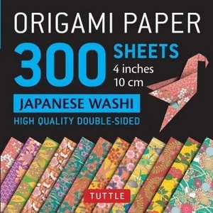 Origami Paper - Japanese Washi Patterns- 4 inch (10cm) 300 sheets (ISBN: 9780804849227)