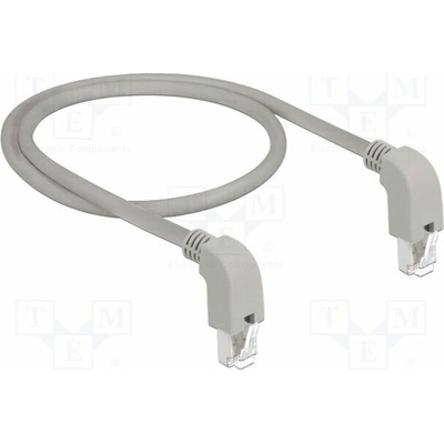 Delock 85859 Patch SF/UTP Kat: 5e Cu 1m šedý