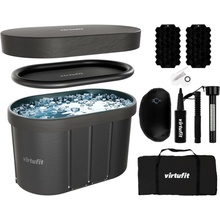 VIRTUFIT Oval Ice Bath 70 cm Anthracite