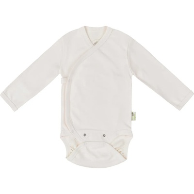 Bio Baby Боди Bio Baby - органичен памук, 74 cm, 6-9 месеца, екрю (97218104)