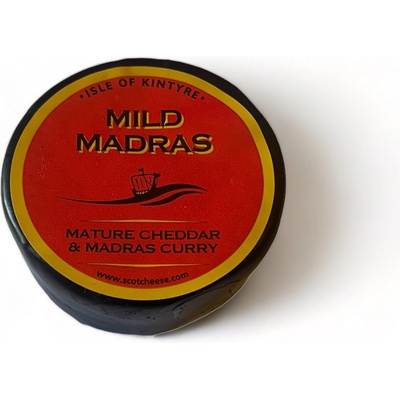 Isle of Kintyre Mild Madras Baby Cheddar s příchutí kari 200 g