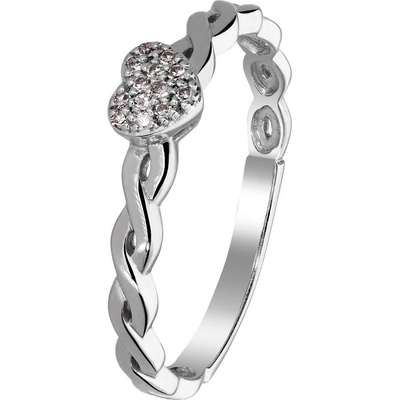 Zlaton Prsten bílé zlato s diamanty 000603011199