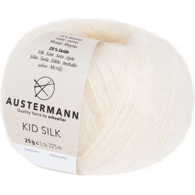 Pletací příze Austermann Kid Silk Barva: 10 NATUR