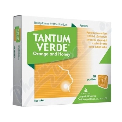 Tantum Verde Orange and Honey 3 mg pas.40