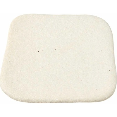 MIJ Servírovací tanier SHELL WHITE 25 x 25 cm, biela, keramika