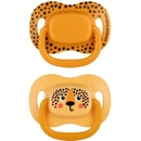 Canpol babies BabiesBoo silikon symmetrical Soother cumlík orange 2 ks