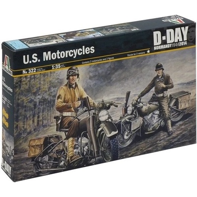 Italeri U.S. MOTORCYCLES WW2 1:35