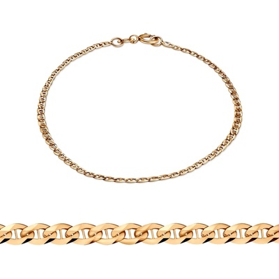 SAVICKI Гривна, верижка, gucci marina, злато 585, 19 см