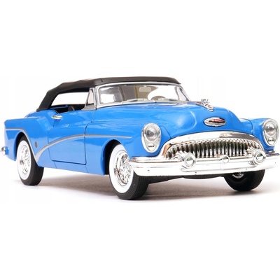WELLY 1953 BUICK SKYLARK S PEVNOU STŘECHOU MODRÝ 24027 1:24