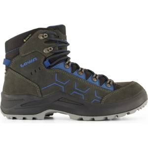 Lowa Детски туристически обувки Lowa Kid's Kody Evo GTX Mid Junior Walking boots - Anthracite / Blue - размер 33 (EU) (702-3549-0117)