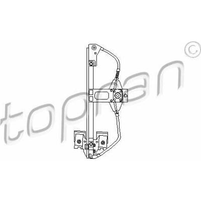 TOPRAN Mechanizmus zdvíhania okna 103 156