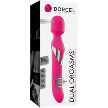 Dorcel Dual Orgasms - акумулаторен 2в1 масажор вибратор (розов)