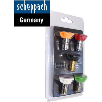 Scheppach Дюзи за водоструйка HCP2600 / Scheppach 7907705701 / комплект 5 части (SCH 7907705701)