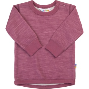 Joha Детски вълнен пуловер Joha Kid's Blouse with Long Sleeves Merino base layer - Bordeaux - размер 80 (704-6193-0113)