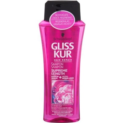 Schwarzkopf Gliss Supreme Length 250 ml шампоан за дълга коса за жени