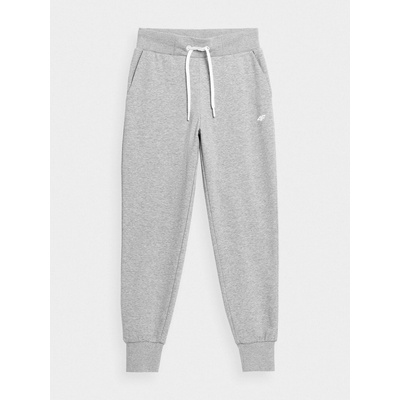 4F 4FAW23TTROF474 cold light grey melange dámské tepláky