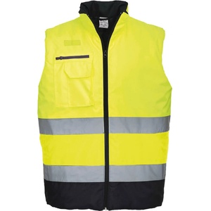 Portwest hi-vis 2-tone s267 / Двуцветна светлоотразителна жилетка - hv жълто/тъмносиньо xxl (s267ynrxxl)