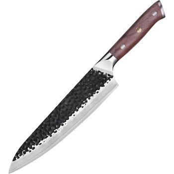 HARAHU Дамаски кухненски нож TE-37529 - Chef / Кафяв KP37529 (TE-37529)