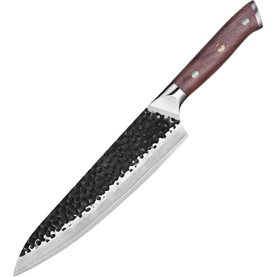 HARAHU Дамаски кухненски нож TE-37529 - Chef / Кафяв KP37529 (TE-37529)