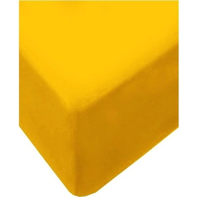 4 sleep jersey s gumou žlutoxoranžové 180x200