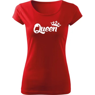 DRAGOWA дамска тениска с къс ръкав, Queen, червена, 150г/м2 (5065)