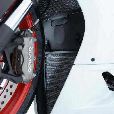 Ochranná mřížka chladiče R&G Racing pro motocykly DUCATI PANIGALE, červená