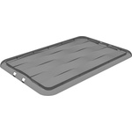 RECA PLAST КАПАК ЗА КУТИЯ ЗА СЪХРАНЕНИЕ С КОЛЕЛА DUNE 40x60x2см АНТАЦИТ (S1917059)