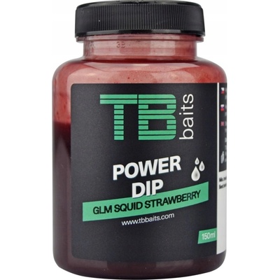 TB Baits Power Dip GLM Squid Strawberry 150 ml
