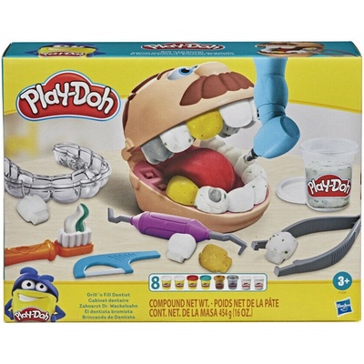 Play-Doh Игрален комплект Hasbro Play-Doh - Зъболекар (F1259)