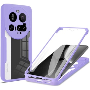 Techsuit Калъф за Xiaomi 15 Ultra - ColorVerse 360 Series + Screen Protector - Лилав