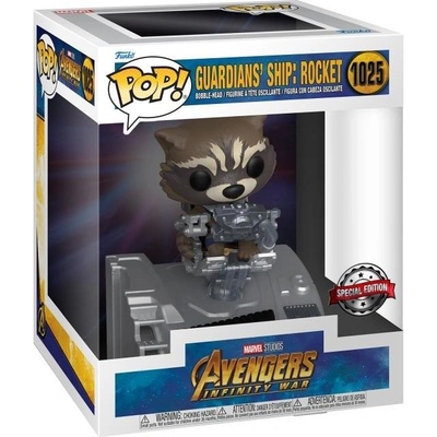 Funko POP! Deluxe Marvel- GOTG Ship- Rocket