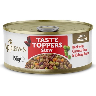 Applaws Dog Taste Toppers Stew Говеждо яхния с моркови, грах и боб 156 г