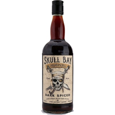 Skull Bay Dark Spiced Original 37,5% 0,7 l (holá láhev)