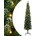 vidaXL Изкуствена тънка коледна елха, 300 LED, 210 см (3315761)