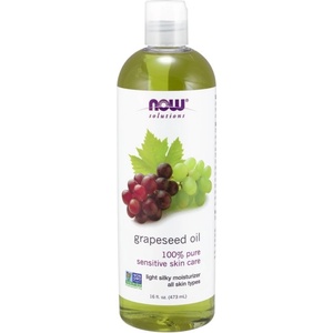 NOW Foods Grapeseed Oil | 100% Pure Sensitive Skin Care [473 мл]