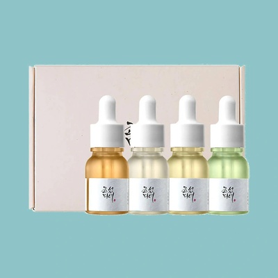 Beauty of Joseon Hanbang Serum Discovery Kit pleťové sérum Ginseng Snail Mucin Revive Serum 10 ml + pleťové sérum Glow Deep Serum Rice Alpha-Arbutin 10 ml + pleťové sérum Glow Serum Propolis Niacina