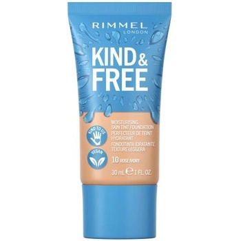 Rimmel London Kind & Free Skin Tint Foundation хидратиращ фон дьо тен 30 ml нюанс 10 Rose Ivory