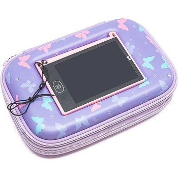 YOLO Ученически несесер YOLO - Butterfly, с дъска за писане (121257-101-2)