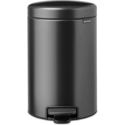 Brabantia 12 л цвят уверено сиво кош за смет с педал Brabantia от серия NEWICON