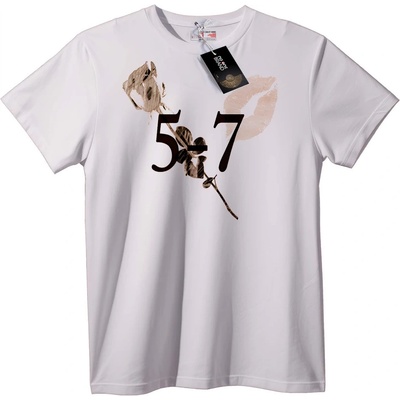 NOONEBRAND Тениска 5-7 Роза и Устни - 2XL, Black
