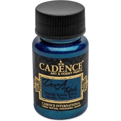 Cadence Barva na textil DORA 50 ml tmavě modrá sax blue