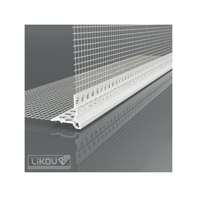 LIKOV LK-VH PVC 100 lišta rohová s viditelnou hranou se sklovláknitou tkaninou délka 2,5m