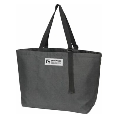BEACH BAG velká plážová a nákupní taška se zipem černý melír 25L