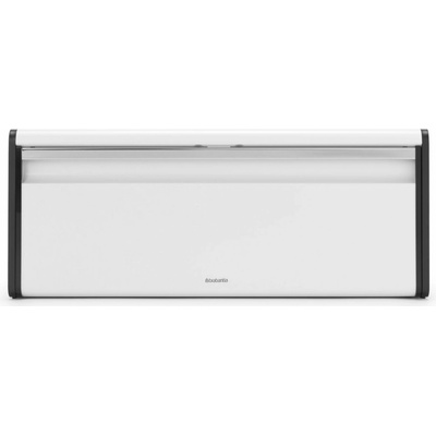 Chlebník FALL FRONT 18 l, bílá, nerezová ocel, Brabantia