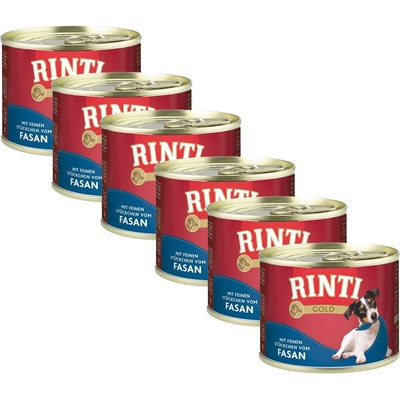 RINTI Консерва RINTI GOLD фазани 6 x 185 г